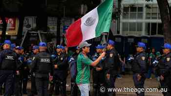 One cop for every 10 fans: Mexican police mobilise 7500 officers for England clash