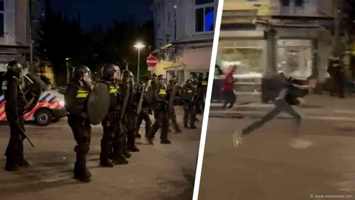 Winst Marokko zorgt voor onrust in Utrecht: politie veegt straten leeg