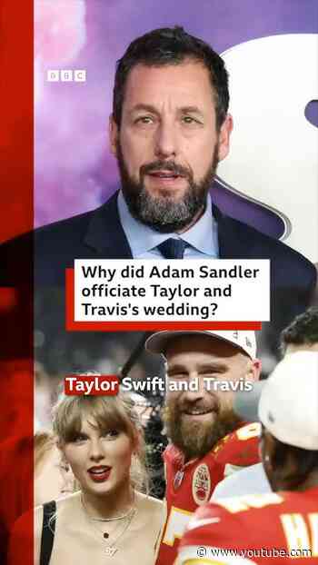 The Wedding Singer officiated "America's Royal Wedding". #TaylorSwift #NewYork #BBCNews