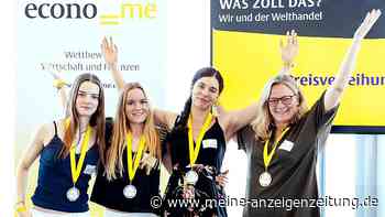 „Die Arbeit im Team motiviert“ - Drei Schülerinnen holen 2. Platz bei Wirtschaftswettbewerb econo=me