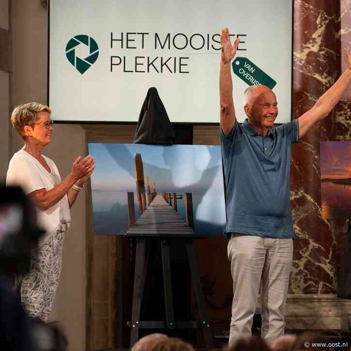 Uit duizend inzendingen is Gerrit Kosters met zijn foto de winnaar van 'Het Mooiste Plekkie van Overijssel'
