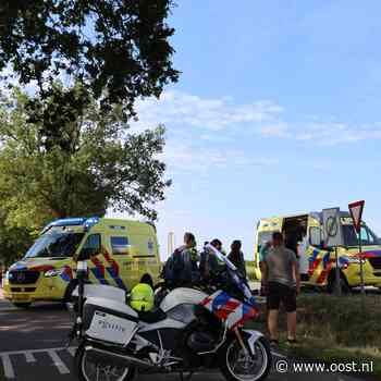 112 nieuws: N35 deels dicht door slecht wegdek | Trike uit de bocht in Heeten