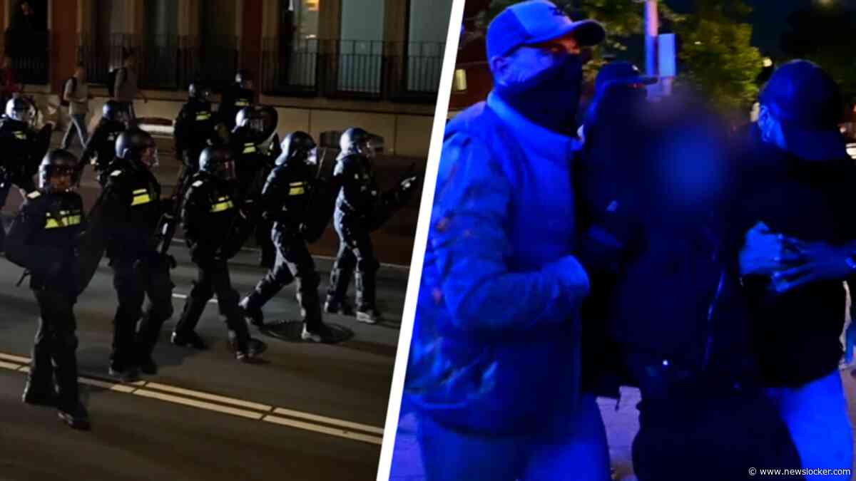 Tientallen arrestaties en gewonde agenten in Den Haag na winst Marokko