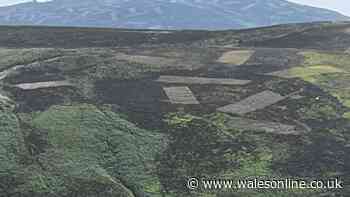 The strange rectangular scars on famous Welsh peak