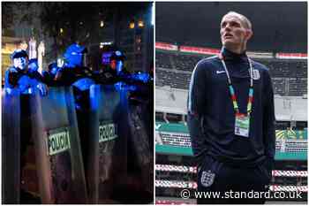 Riot police guard England hotel as Mexico launches huge security operation for World Cup last-16 clash
