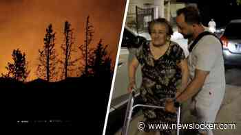 Grote natuurbrand dwingt inwoners Thessaloniki te vluchten