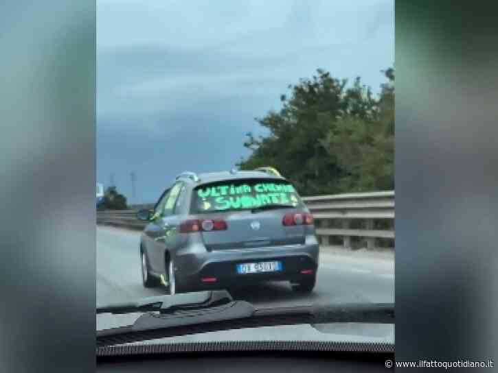 “Mio figlio non è ancora guarito, ma il tumore risponde. Nessun trionfalismo, volevo dare speranza a chi vive questo calvario”: parla il papà dell’auto con la scritta virale “Ultima chemio”