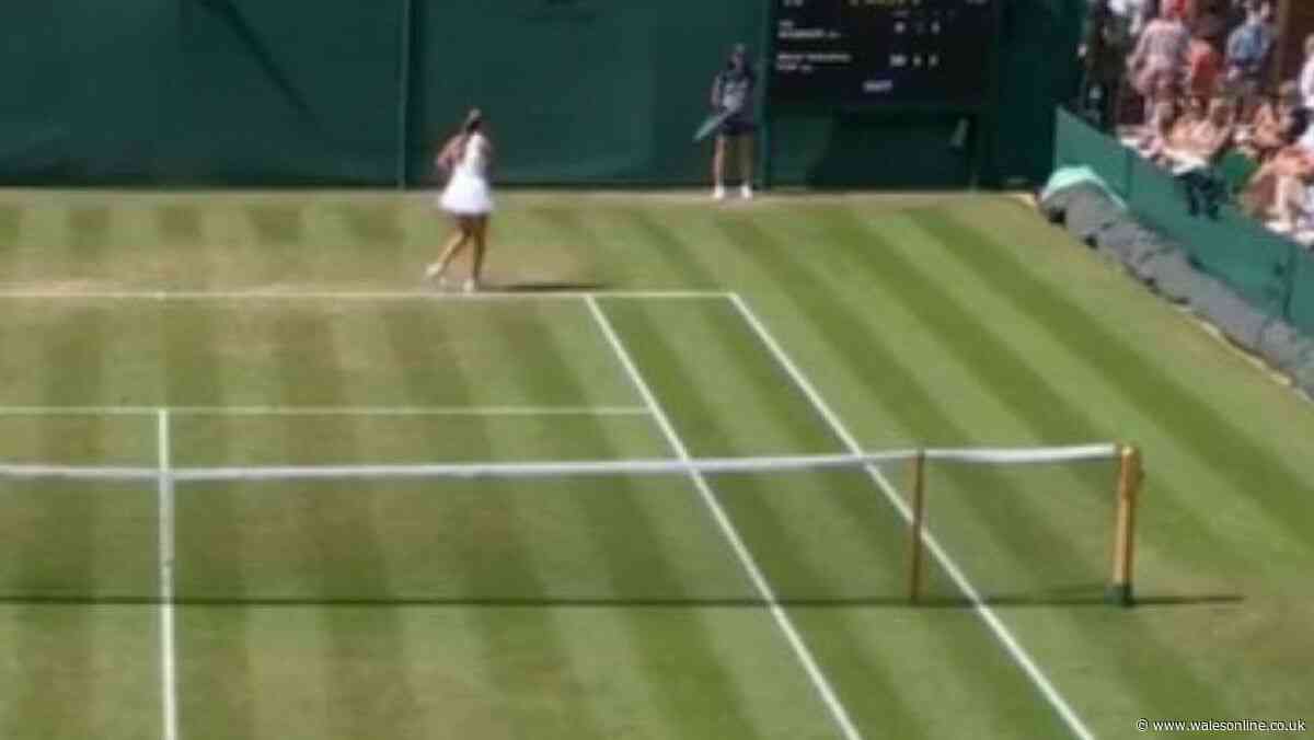 Wimbledon star chucked out after shocking behaviour sees referee end her tournament