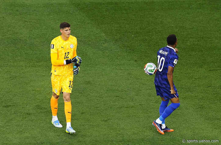 Watch: Real Madrid superstar at the centre of a tense finish in France 1-0 Paraguay