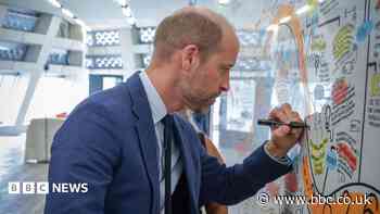 Illustrator's artwork signed by Prince William