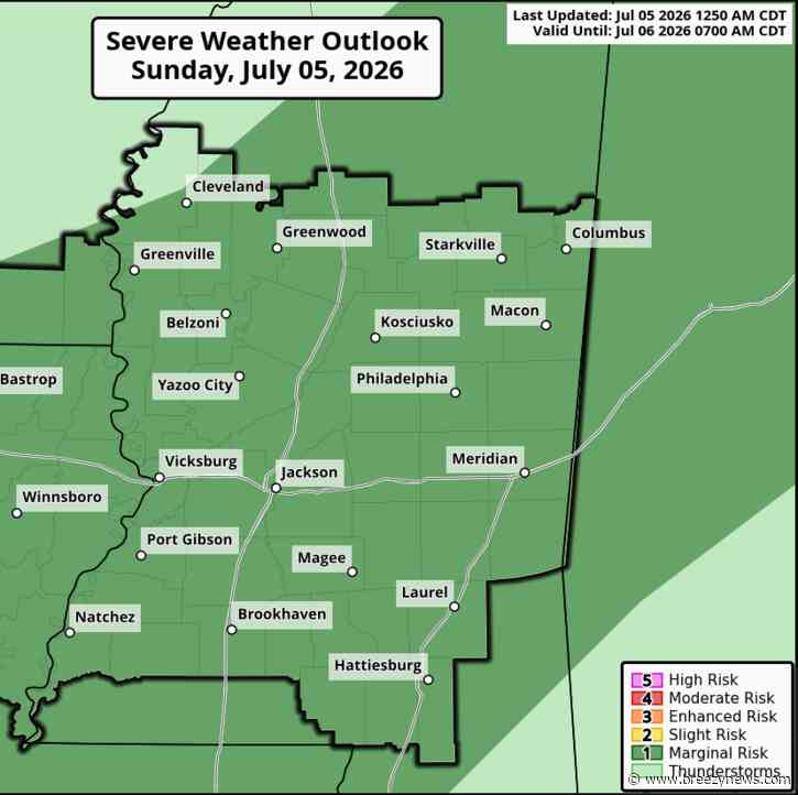 More Storms Expected Locally Today
