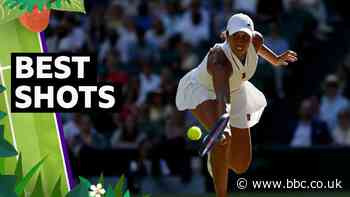 'Bazooka of a forehand!' - best shots as Keys defeats Anisimova