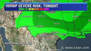 Showers and storms possible late tonight