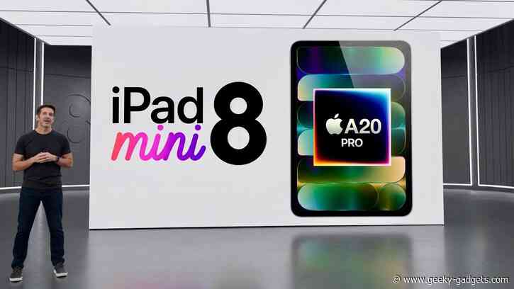 Apple iPad Mini 8 Hardware Leak: Expect a Smooth OLED Panel and A20 Pro Silicon