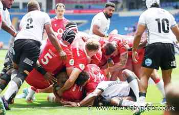 Fiji 24-39 Wales: Morgan’s double is enough to quell Fiji