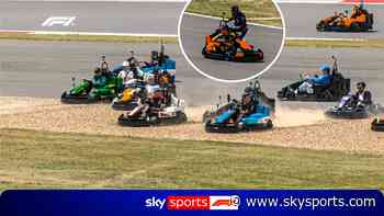 Absolute CHAOS! Best bits from a hilarious F1 Lego race