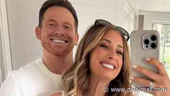 'It's really important to bring your baby daddy on a date with your husband': Stacey Solomon's 'rare' kids-free day with Joe Swash is gatecrashed by her ex boyfriend Dean Cox and his wife
