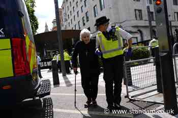 Retired priest, 84, arrested at Palestine Action protest