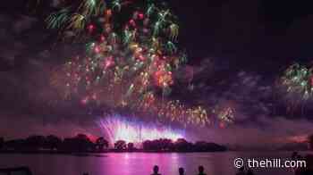 Trump touts ‘best fireworks show, EVER’ after 250th speech, weather delays