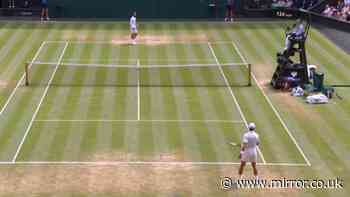 Novak Djokovic suffers huge disqualification scare after actions at Wimbledon make crowd gasp