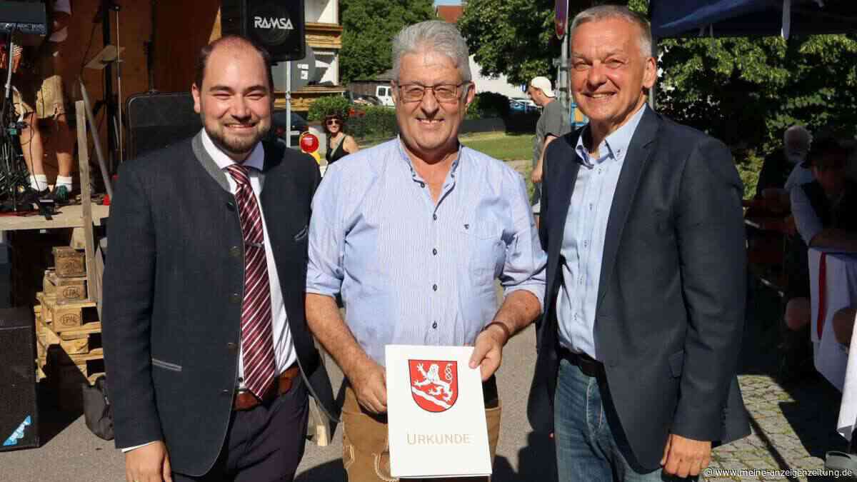 Anton Geier zum Haager Altbürgermeister ernannt: Er zeigte sich sichtlich bewegt