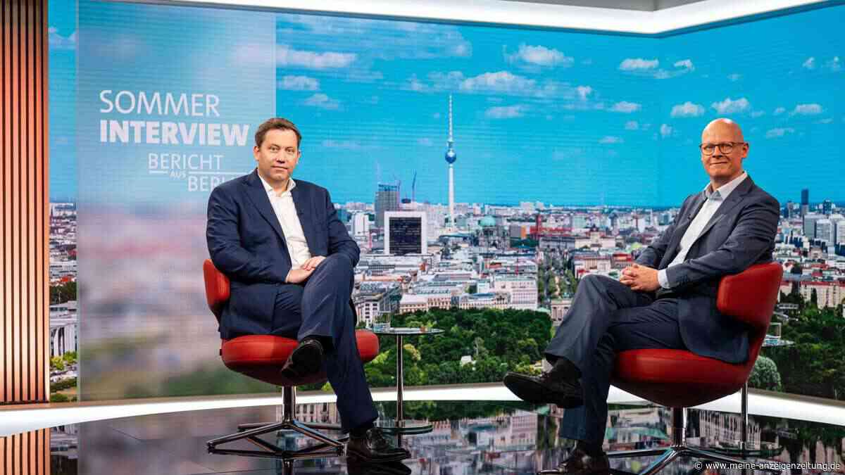 Auftakt der Sommerinterviews: Vizekanzler Klingbeil macht den Auftakt – Gespräch im Zeichen der Reformen