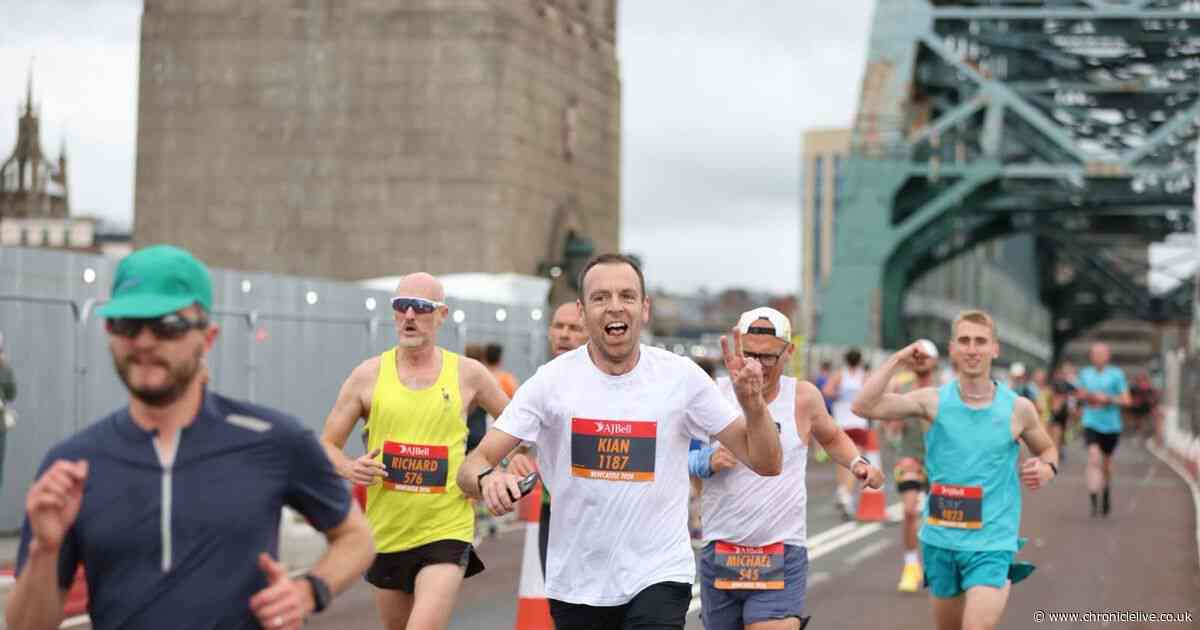 Thousands of runners descend on Newcastle city centre for hugely popular Great North 10k