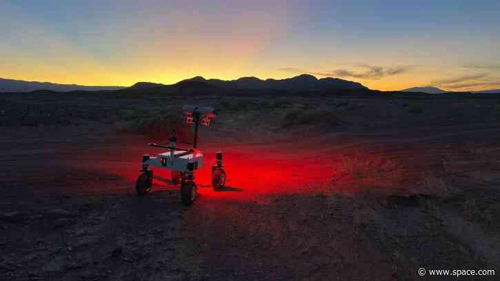 NASA tests advanced new Mars rover prototype in the California desert (video)