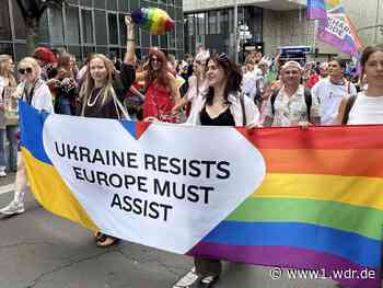 CSD in Köln: Aktivisten senden Hoffnung in die Ukraine