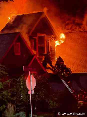 Large house fire delays fireworks at Lake Wawasee
