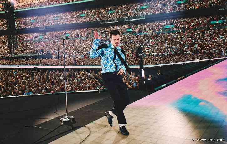 Harry Styles closes record-breaking Wembley residency with Pride celebration and appearance from sister Gemma