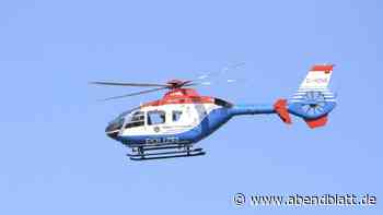 Einsatz mit Hubschrauber: Polizei fahndet in Curslack nach flüchtigen Männern