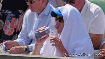 Players and fans left sweating at Wimbledon as SW19 faces sweltering 31C temperatures in latest heatwave