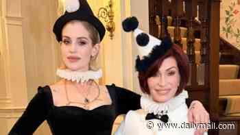 Kelly and Sharon Osbourne party with Kate Moss at 'summer clown' bash to mark a first anniversary since Ozzy's death