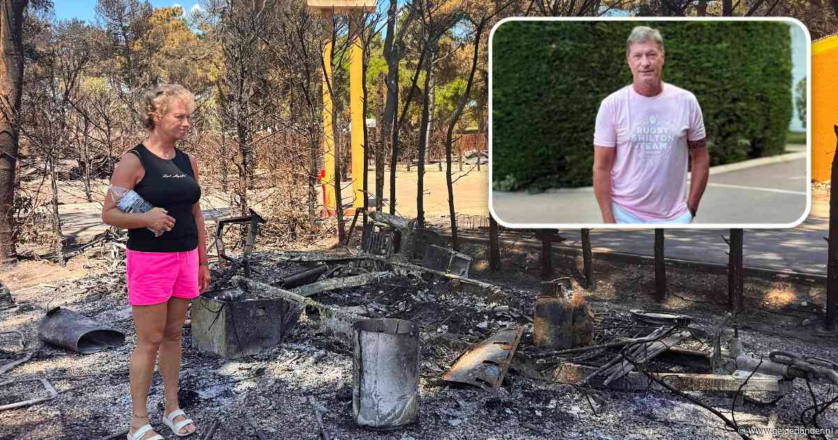 Na Franse bosbrand veranderde caravan Marcel en Sylvia in een zwarte hoop as: ‘Alles is verwoest’