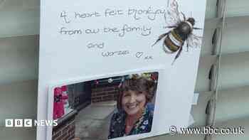 Tributes to pet shop owner in her 70s amid car-crash murder probe