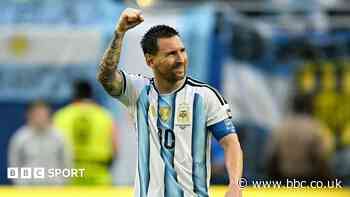 Murals, flags and beef dishes - Messi mania takes hold in Miami