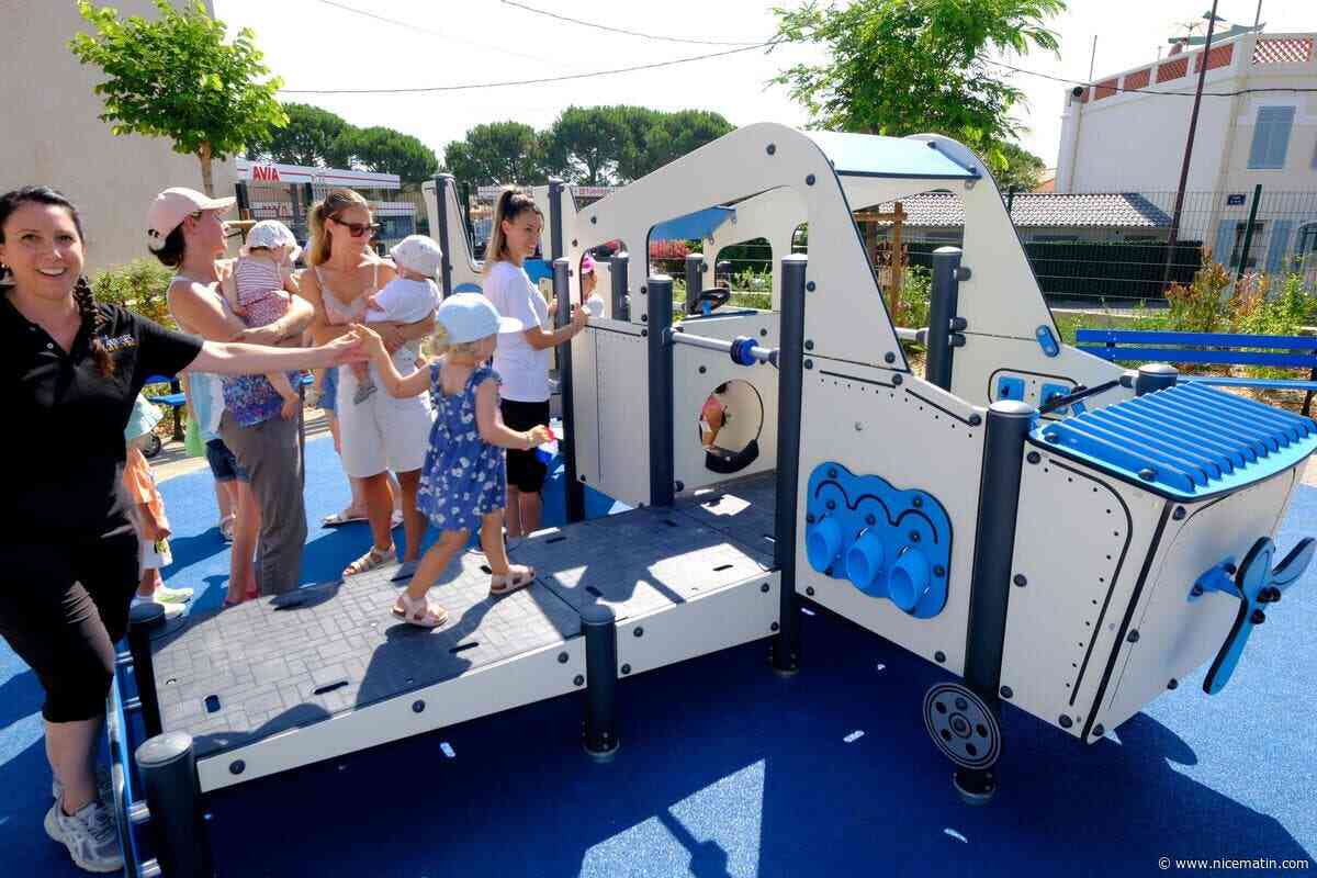 Structures adaptées, petits aviateurs et maison de la périnatalité... Tout savoir sur le jardin Riviera, la nouvelle aire de jeux des enfants d’Antibes