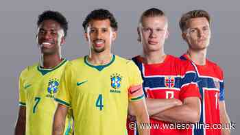 What TV channel is Brazil v Norway on tonight? Kick-off time and live stream