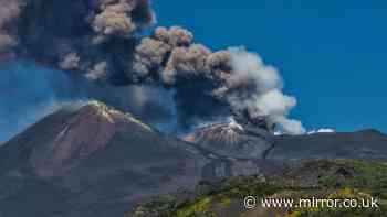 Mount Etna erupts live as red alert issued after volcano blasts ash into the sky