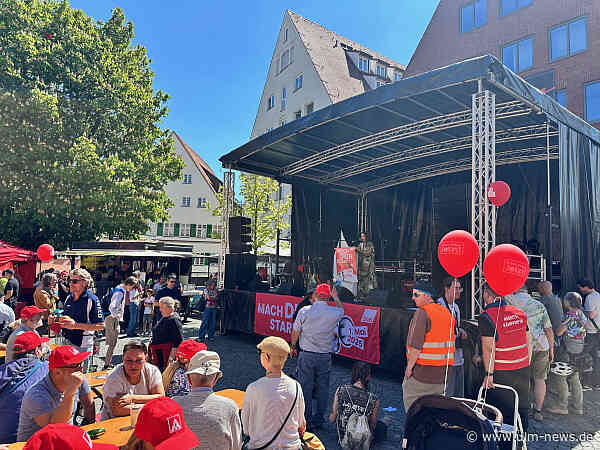 verdi und DGB rufen zur einer Freitags-Demo Auf: am 10. Juli 2026 ab 17.00 Uhr in Ulm auf dem Weinhof
