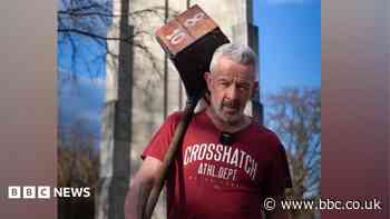 Man to haul 30kg of bricks in 31-mile charity walk