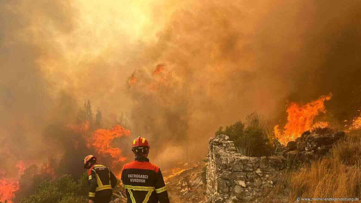 Waldbrand frisst sich über kroatische Urlaubsinsel – Faktor bereitet Feuerwehr Sorge