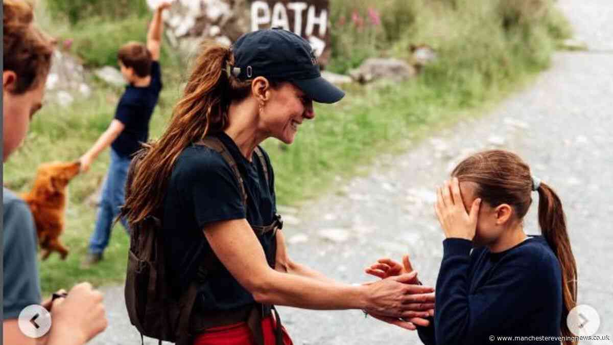 The moment Kate Middleton embraced by family at end of Three Peaks Challenge
