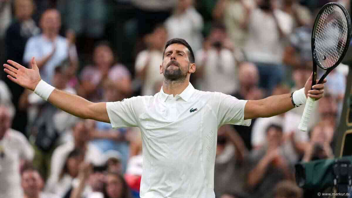 Djokovic knackt Federers Wimbledon-Rekord