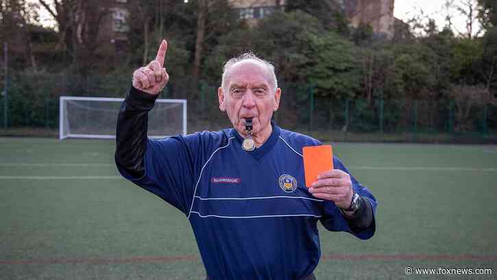 How a 93-year-old soccer referee credits wartime rations and discipline for his longevity