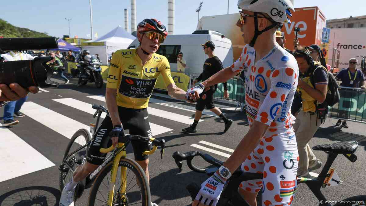 Jonas Vingegaard heeft het geel, maar laat Tadej Pogacar maandag wél zijn tanden zien in de Tour de France?