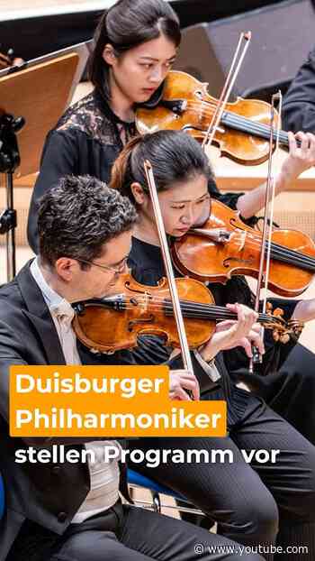 Duisburger Philharmoniker - Programm für die Spielzeit 2026/2027