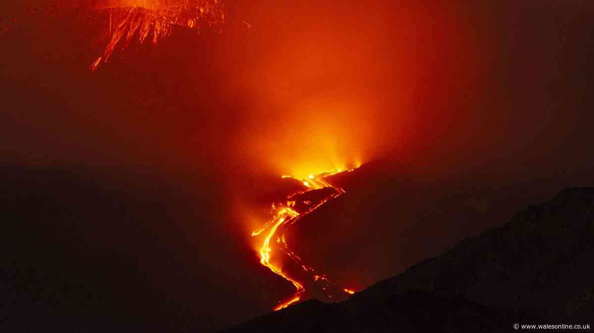 Mount Etna eruption triggers red alert and flights cancelled at Catania Airport