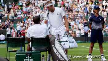 Wimbledon match ends in chaos as furious stars clash at net